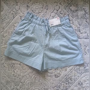 Women's cotton linen shorts